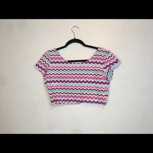 Zig zag croptop